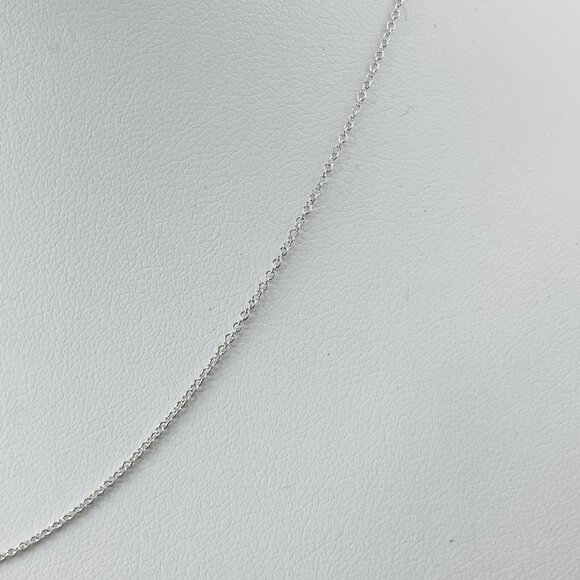 Tiffany & Co 18” Classic Chain Necklace with Mini Padlock in Sterling Silver - Picture 3 of 9